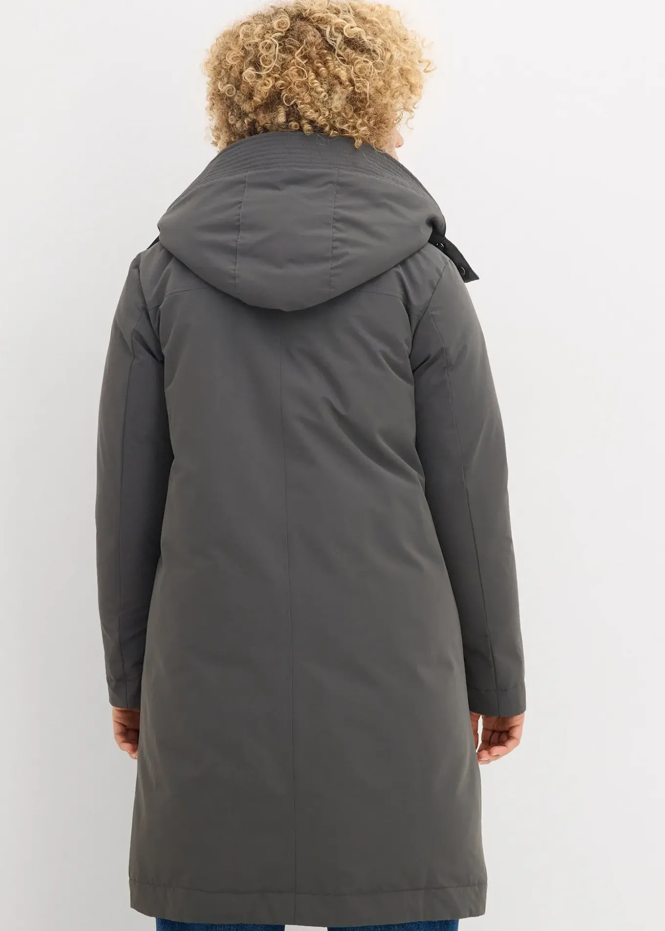 Veste outdoor déperlante, effet superposé