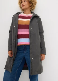 Veste outdoor déperlante, effet superposé