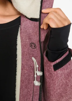 Veste outdoor fonctionnelle avec intérieur polaire peluche, imperméable