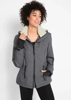 Veste outdoor fonctionnelle avec intérieur polaire peluche, imperméable