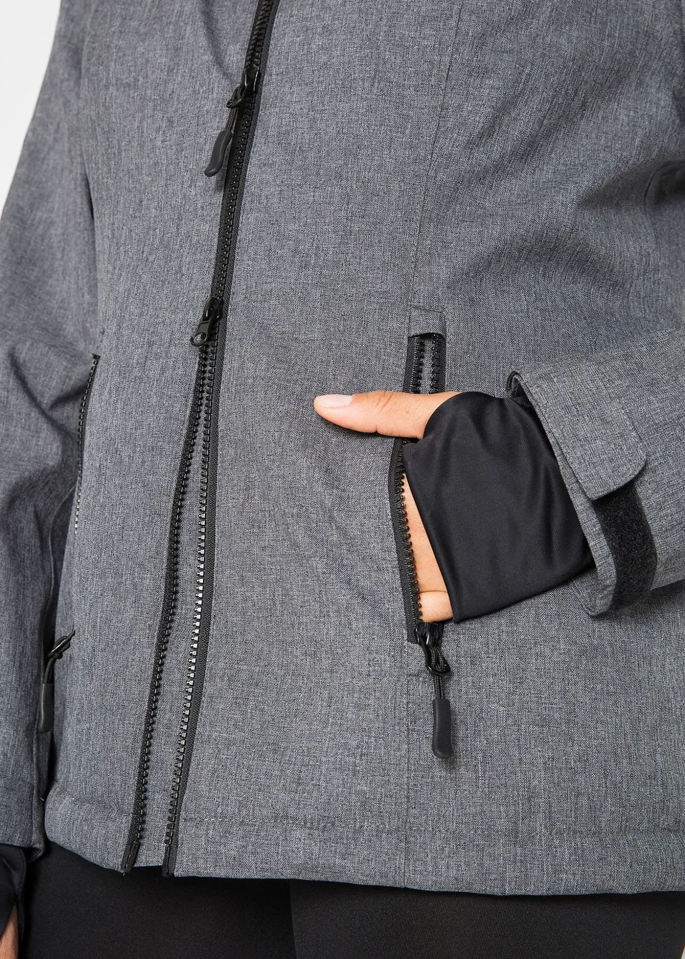 Veste outdoor fonctionnelle avec intérieur polaire peluche, imperméable