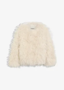 Veste peluche oversize