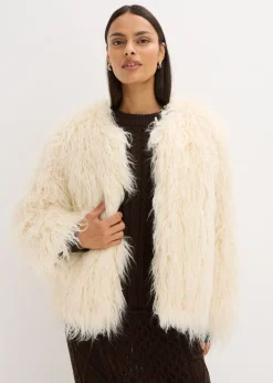 Veste peluche oversize