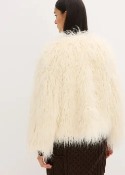 Veste peluche oversize