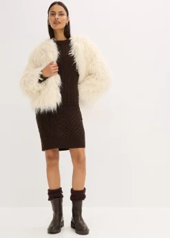 Veste peluche oversize