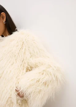 Veste peluche oversize