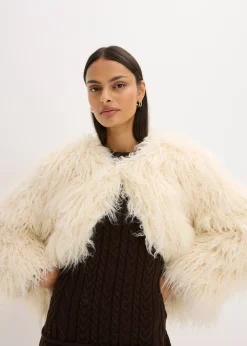 Veste peluche oversize