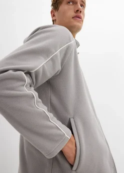 Veste polaire chaude à détails sportifs