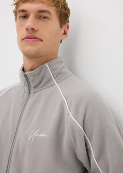 Veste polaire chaude à détails sportifs