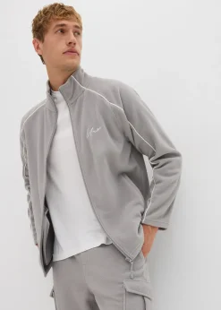 Veste polaire chaude à détails sportifs