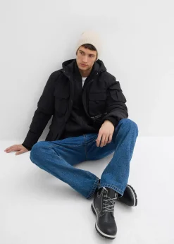 Veste rembourrée avec capuche et nombreuses poches