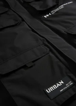 Veste rembourrée avec capuche et nombreuses poches