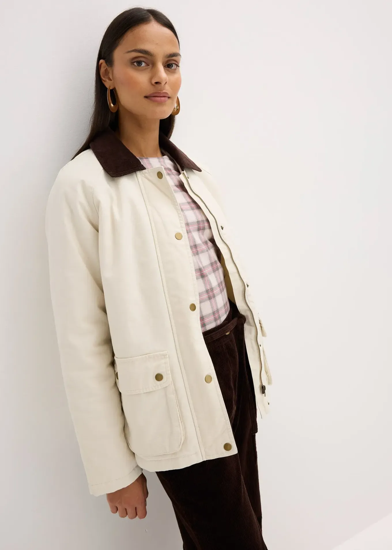 Veste rembourrée en twill