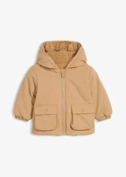 Veste réversible à capuche pour bébé