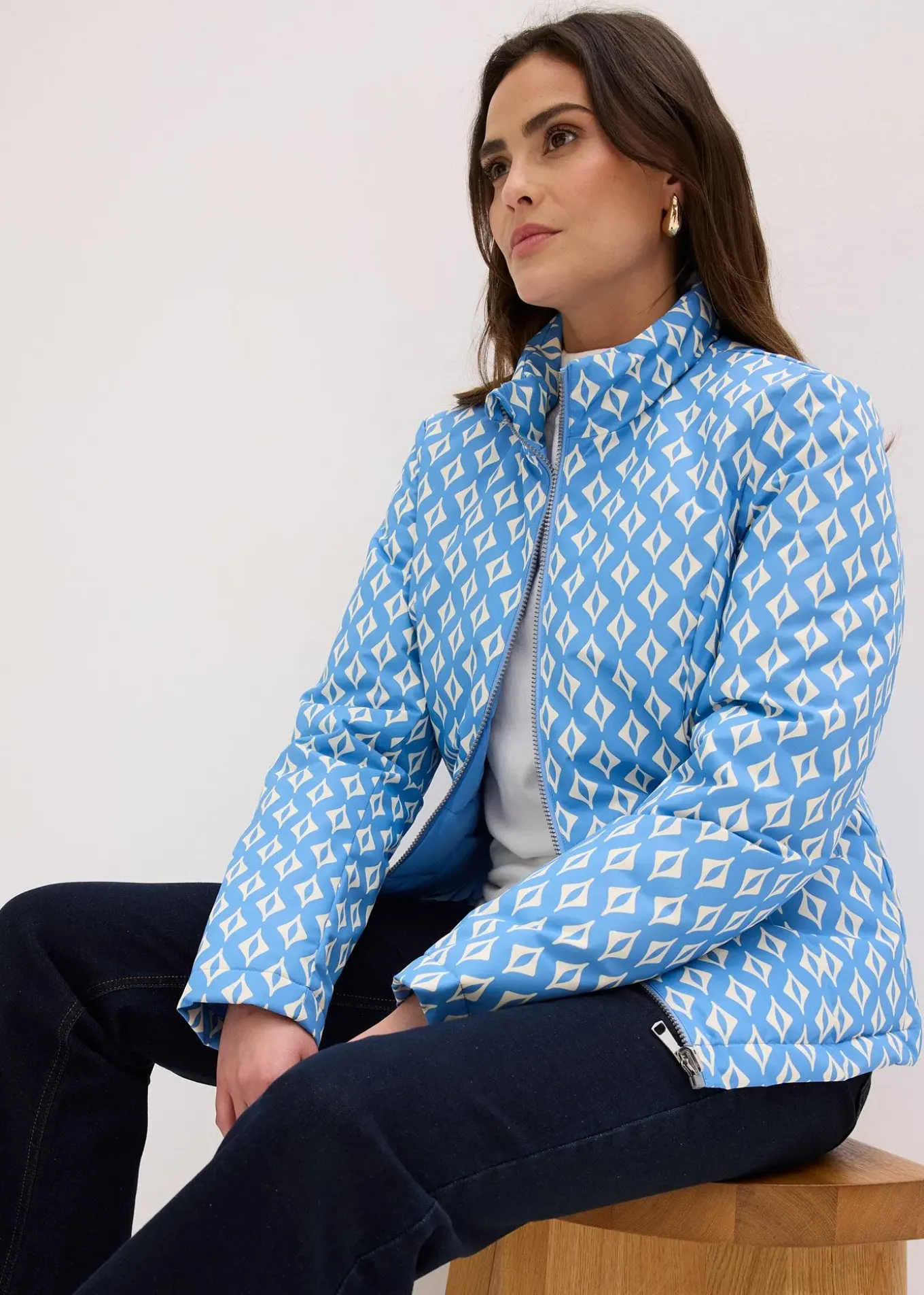 Veste réversible et légère à imprimé