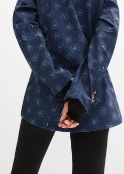 Veste softshell à motif floral, imperméable