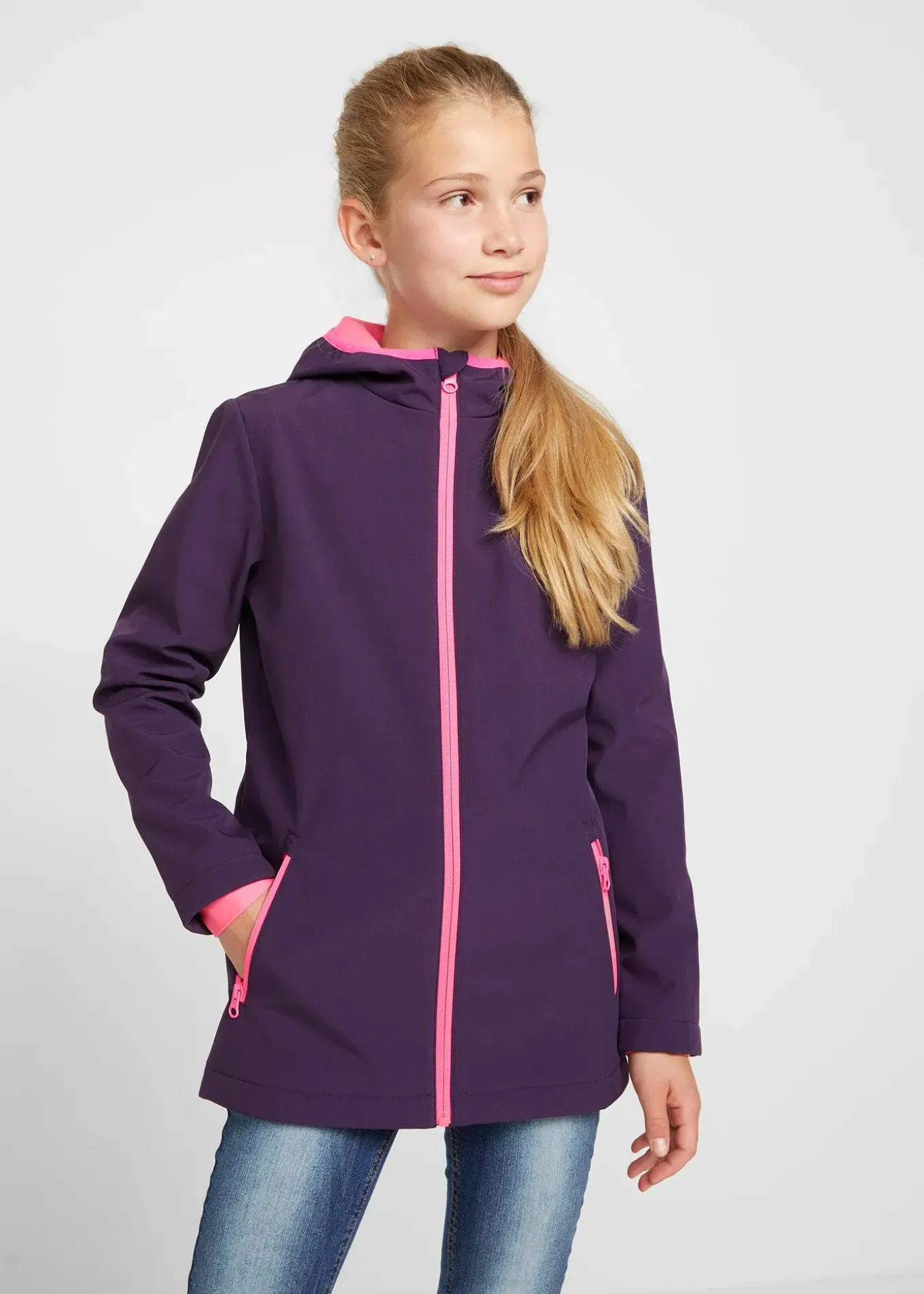 Veste softshell imperméable à capuche