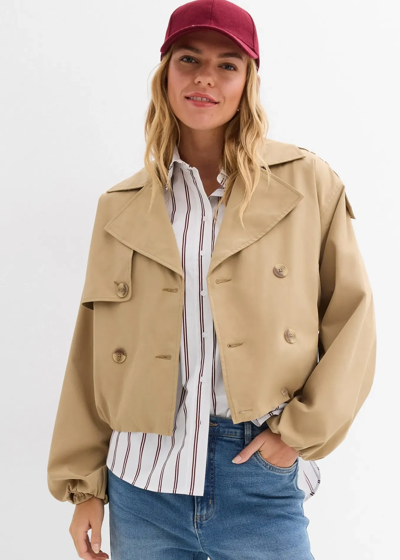 Veste trench courte