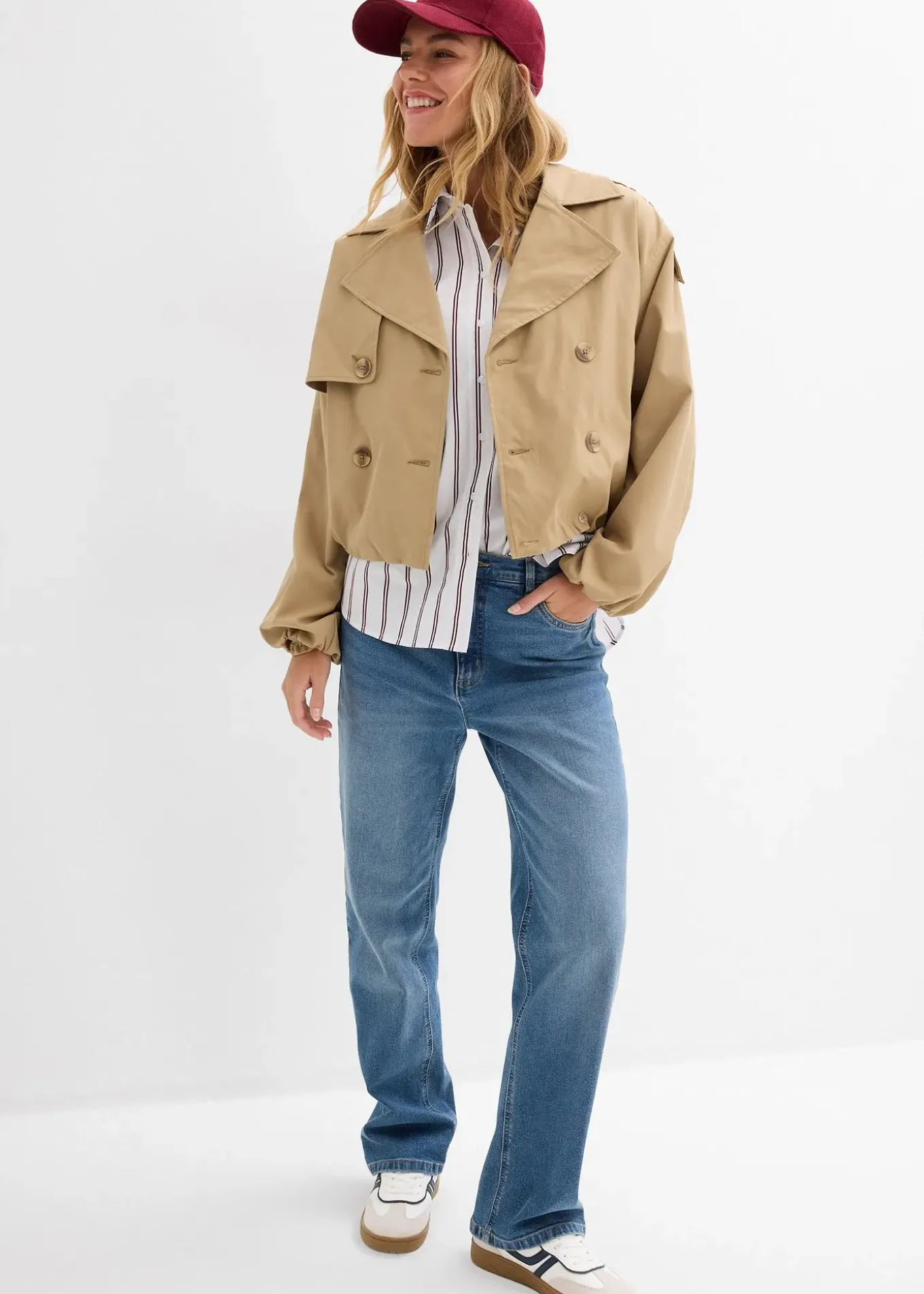 Veste trench courte