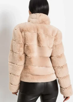 Veste zippée en peluche