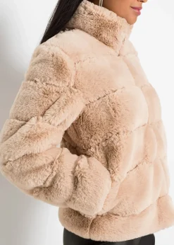 Veste zippée en peluche
