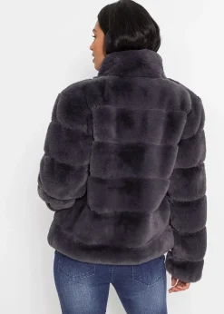 Veste zippée en peluche