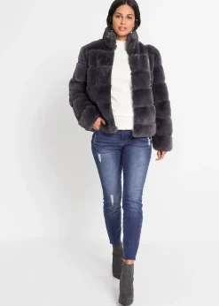 Veste zippée en peluche