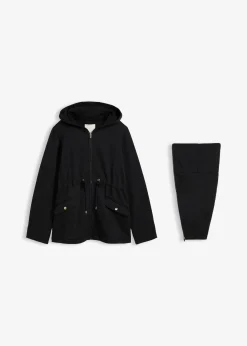 Veste zippée 2en1 pour la grossesse avec empiècement de portage