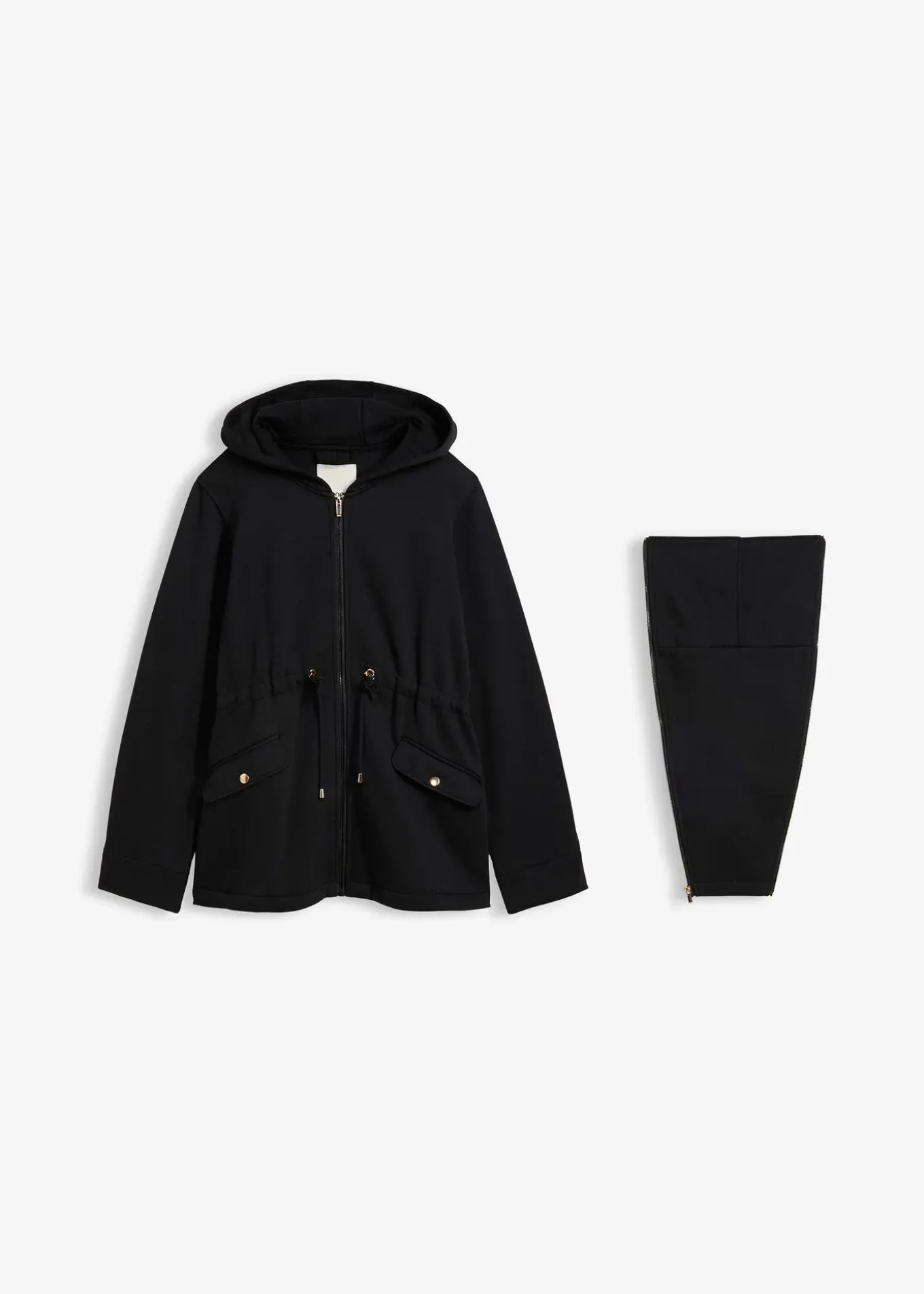 Veste zippée 2en1 pour la grossesse avec empiècement de portage