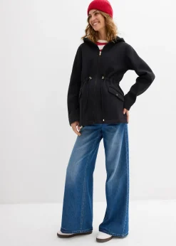 Veste zippée 2en1 pour la grossesse avec empiècement de portage