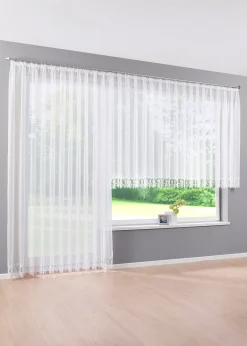 Voilage à bordure crochet avec polyester recyclé