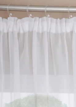 Voilage à bordure crochet avec polyester recyclé