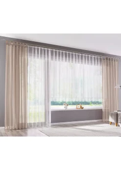 Voilage à bordure crochet avec polyester recyclé