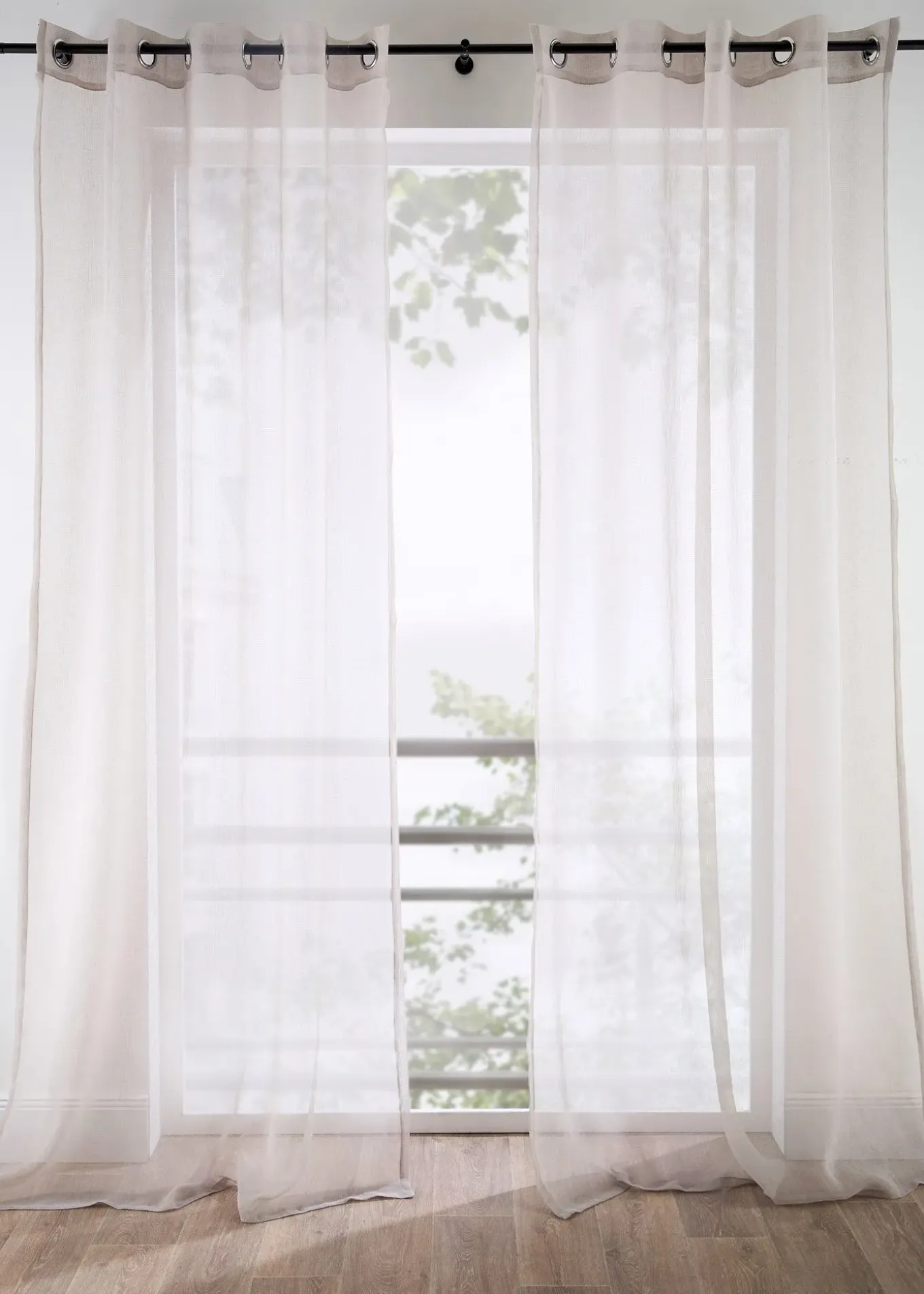 Voilage à fine texture mesh (1 pce)