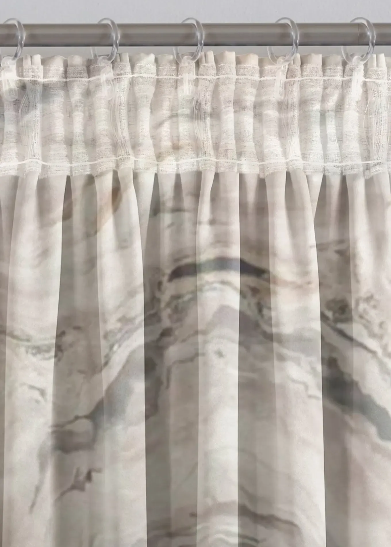 Voilage à imprimé (1 pce)