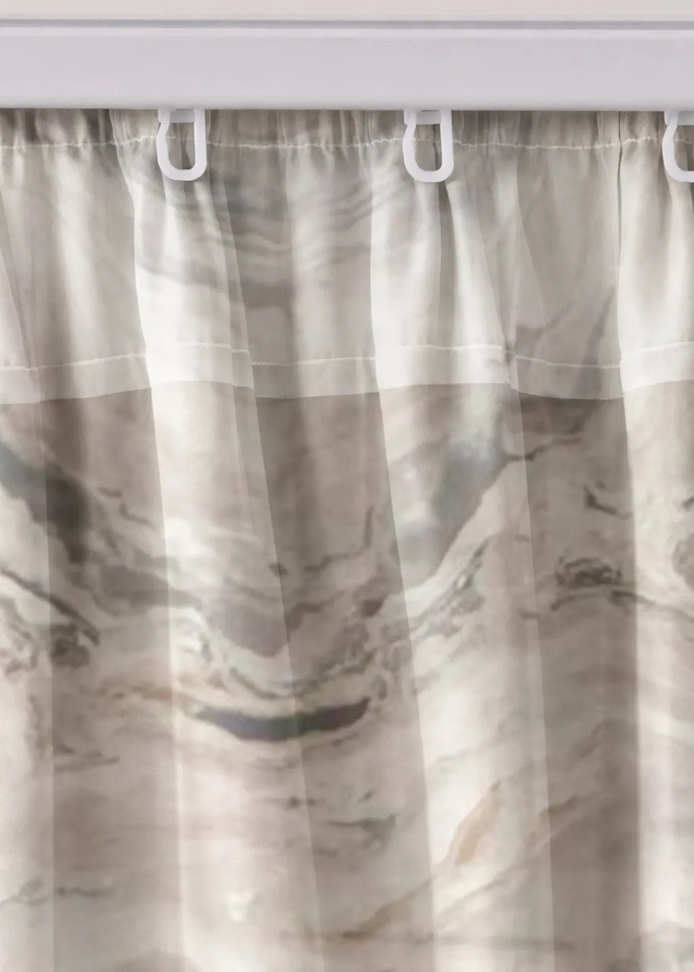 Voilage à imprimé (1 pce)