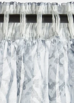 Voilage à imprimé (1 pce)