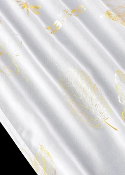 Voilage à imprimé brillant (1 pce)