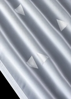 Voilage à imprimé brillant (1 pce)