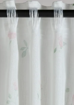 Voilage à imprimé floral (1 pce)