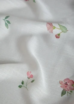 Voilage à imprimé floral (1 pce)