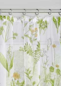 Voilage à imprimé floral (1 pce)