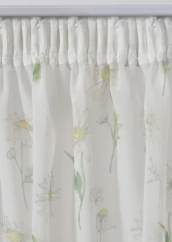 Voilage à imprimé floral (1 pce)