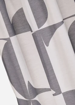 Voilage à imprimé graphique (1 pce)