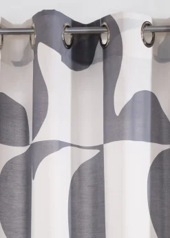 Voilage à imprimé graphique (1 pce)