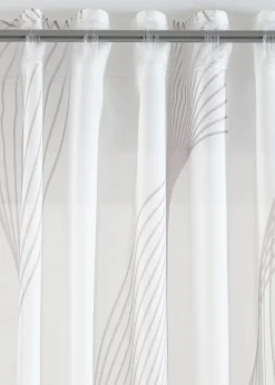 Voilage à imprimé vague (1 pce)