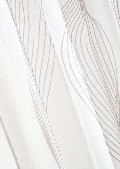 Voilage à imprimé vague (1 pce)