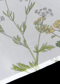 Voilage à imprimé végétal