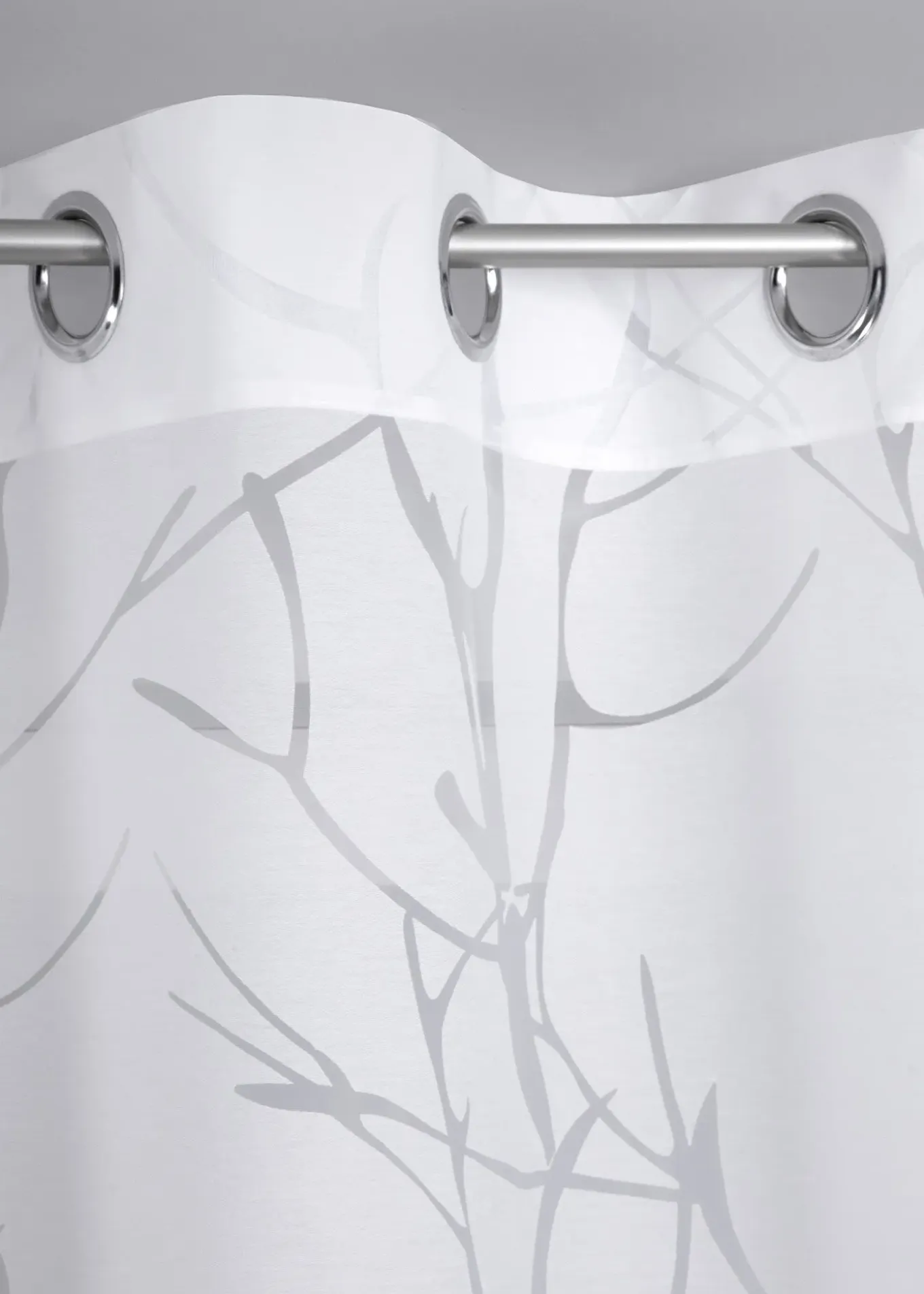 Voilage à motif dévoré (1 pce)