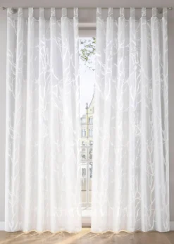 Voilage à motif dévoré (1 pce)